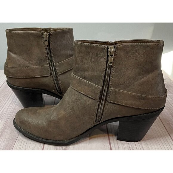 Ruffhewn Womens Dikson Heeled Ankle Bootie Brown Size 11 US - Picture 4 of 12